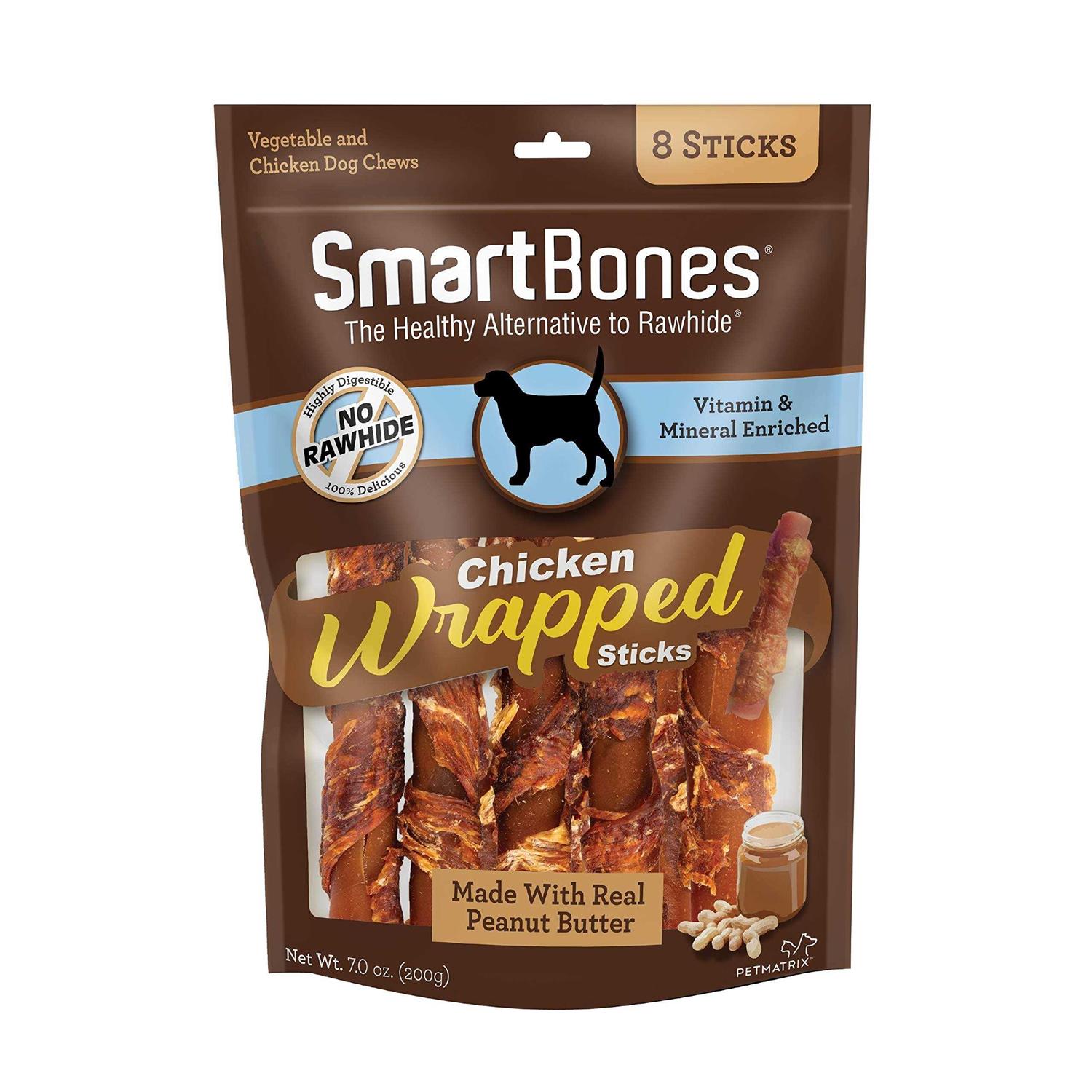 SmartBones Chicken Wrapped Peanut Butter Sticks