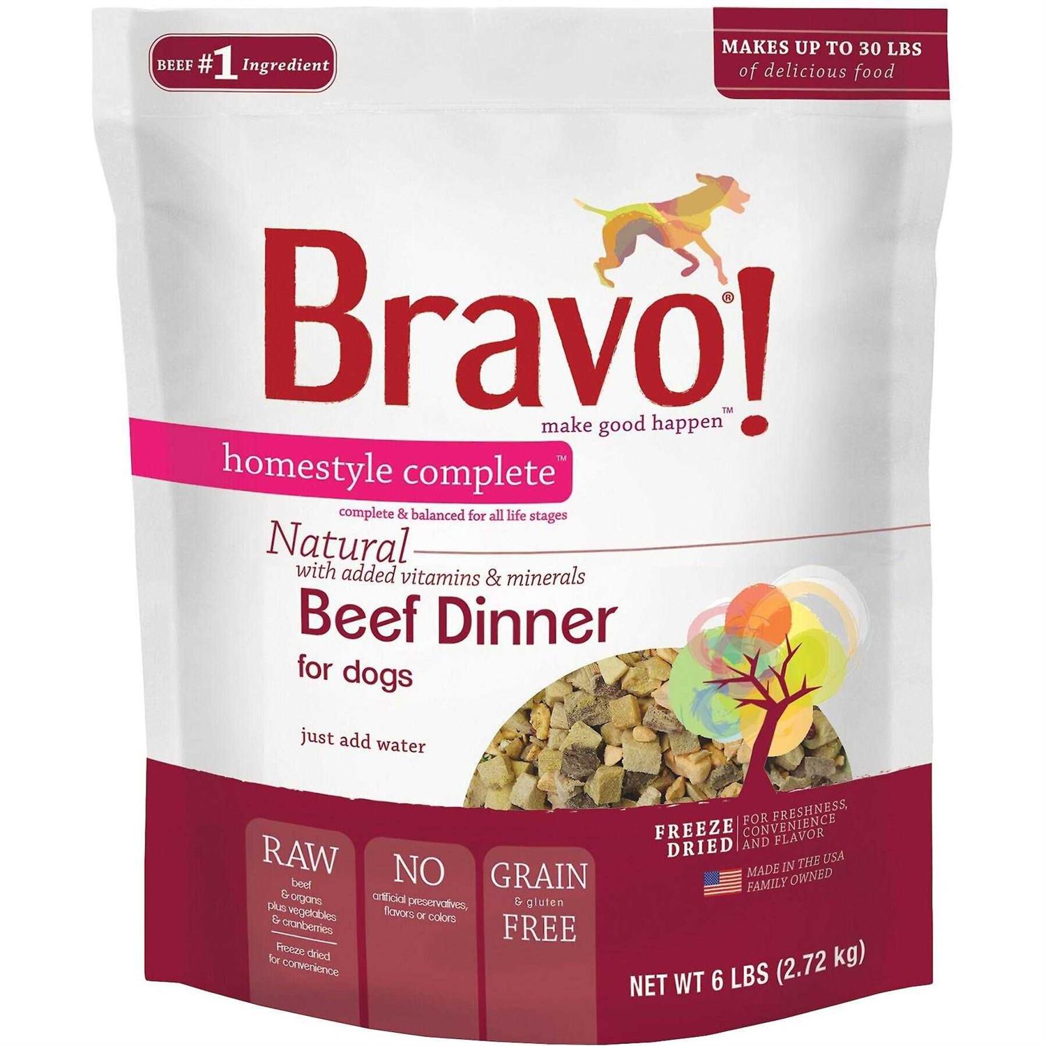 Bravo! Freeze Dried Homestyle Complete Beef Dinner Food