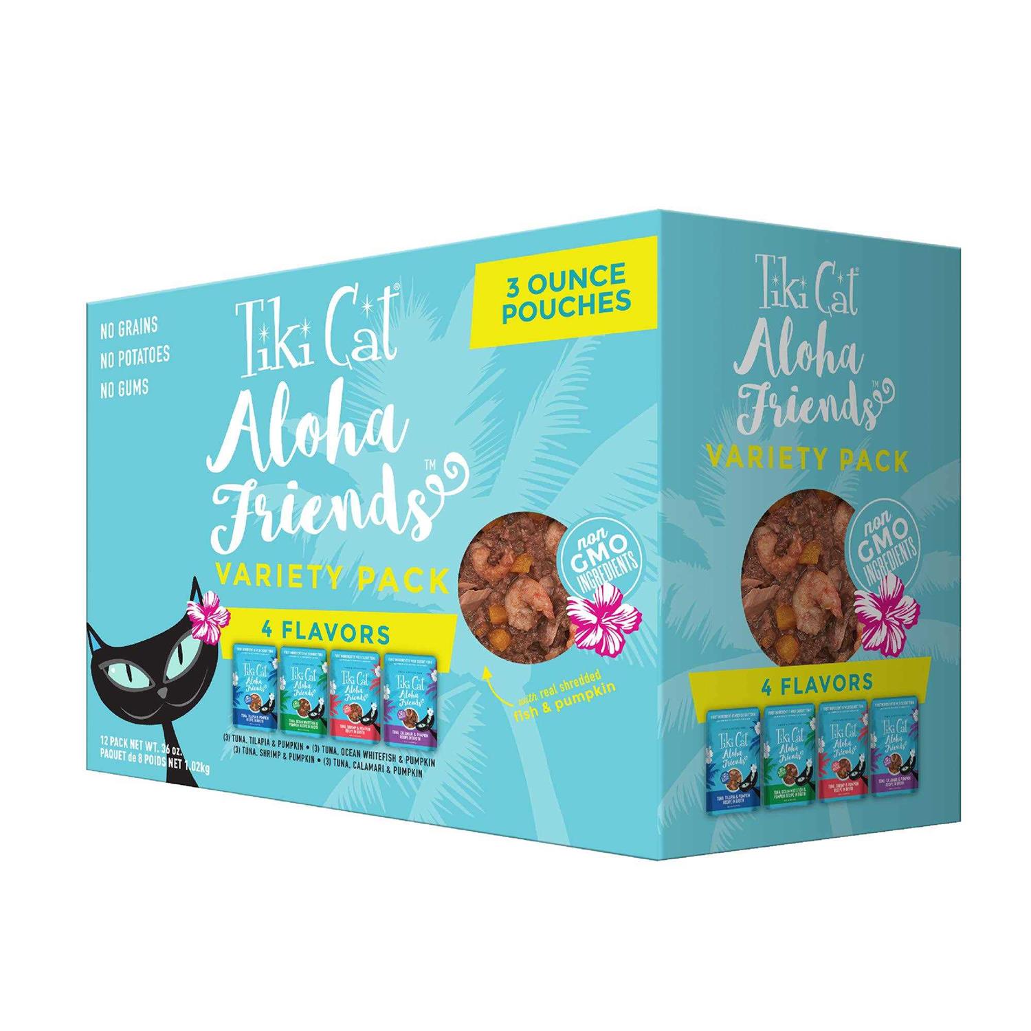 Tiki Cat Aloha Friends Cat Food Variety Pack