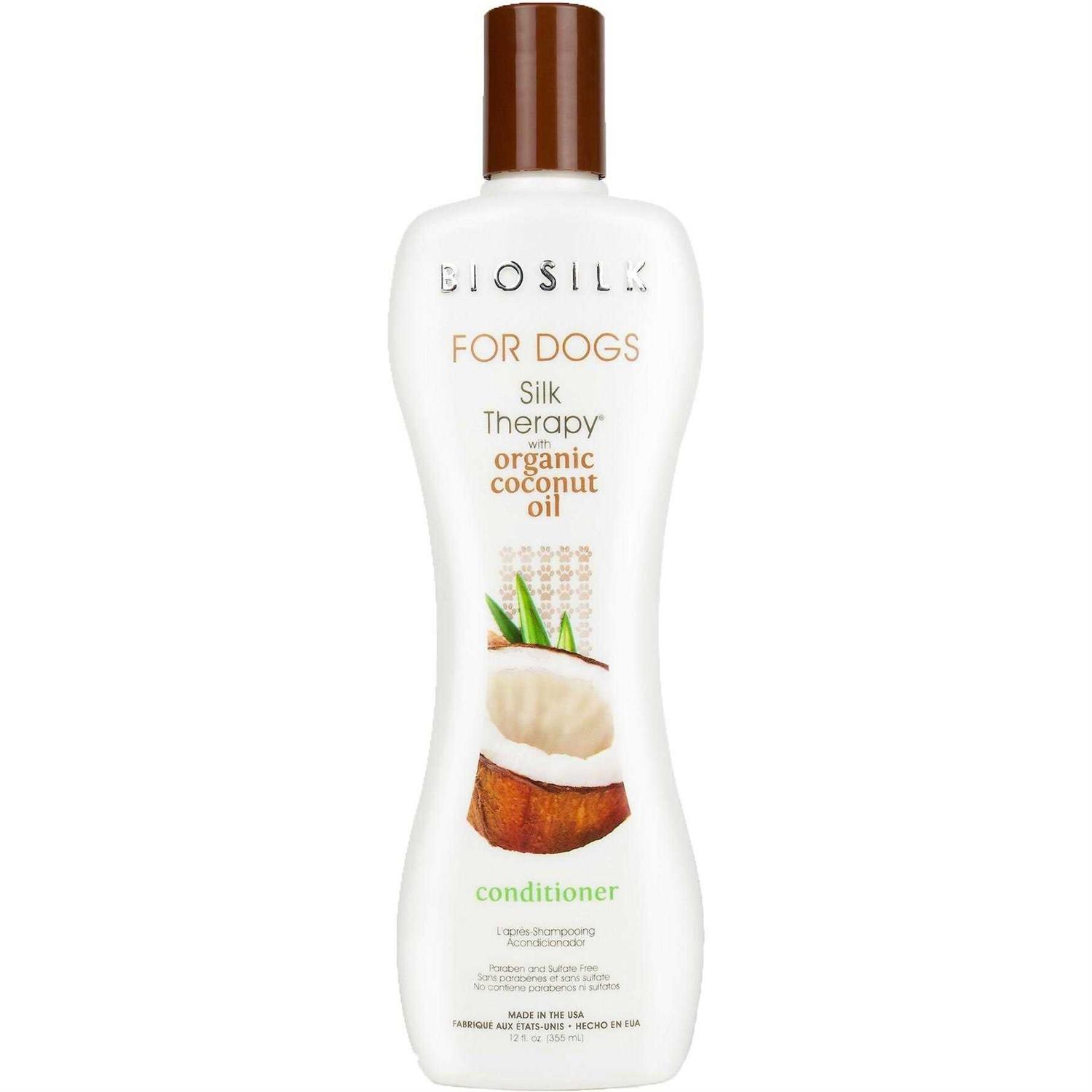Biosilk for Dogs Silk Therapy Conditioner with Natural Coconut Oil