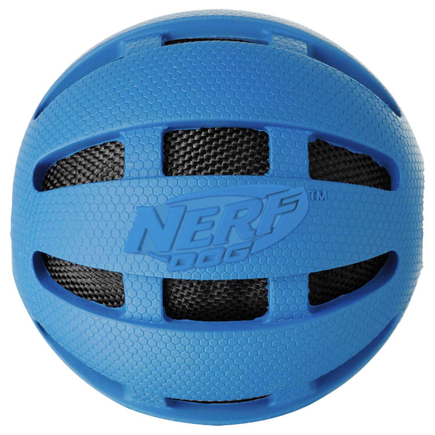 Nerf Checker Crunch Ball Dog Toy