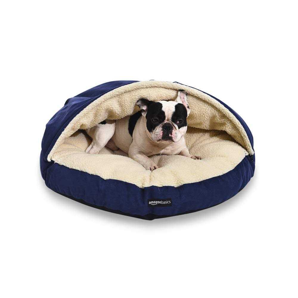 Amazon Basics Cozy Pet Cave Bed for Dog