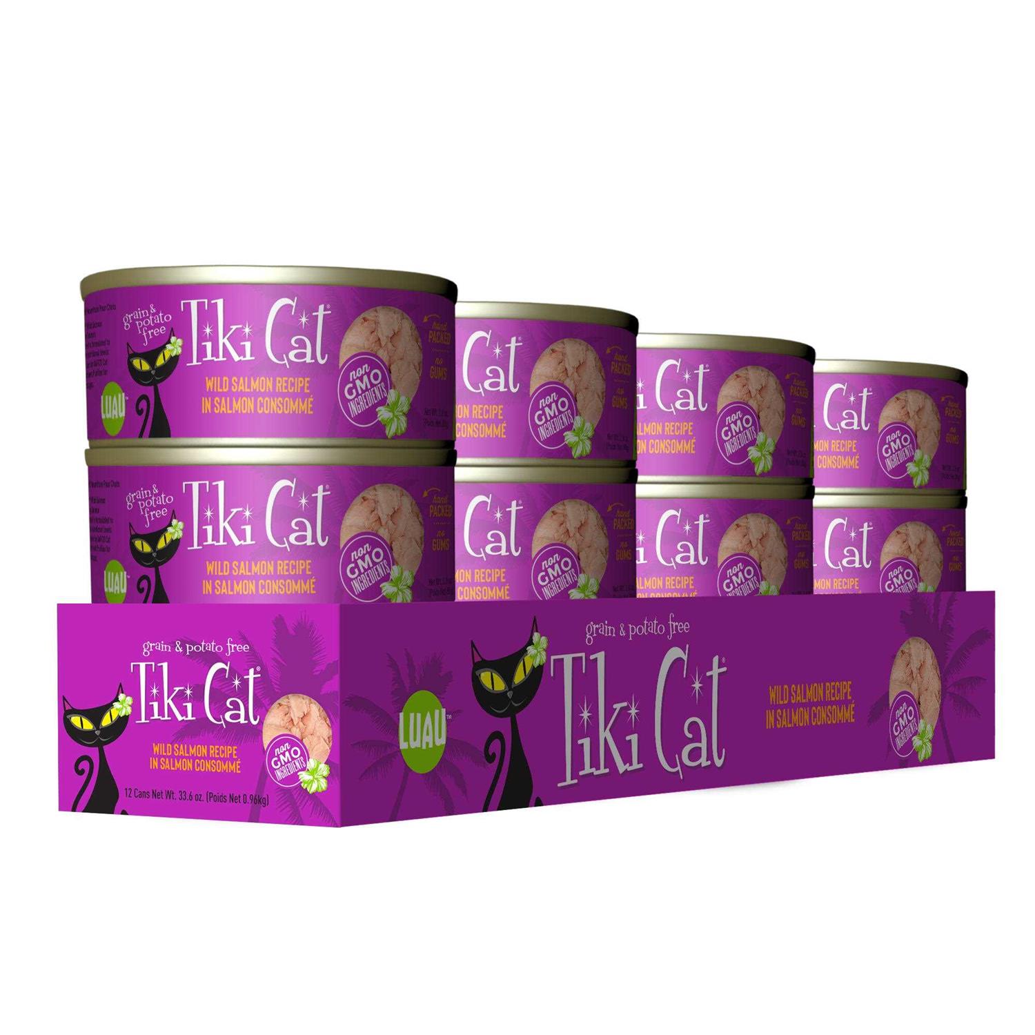 Tiki Cat Luau Pate Wild Salmon Cat Food