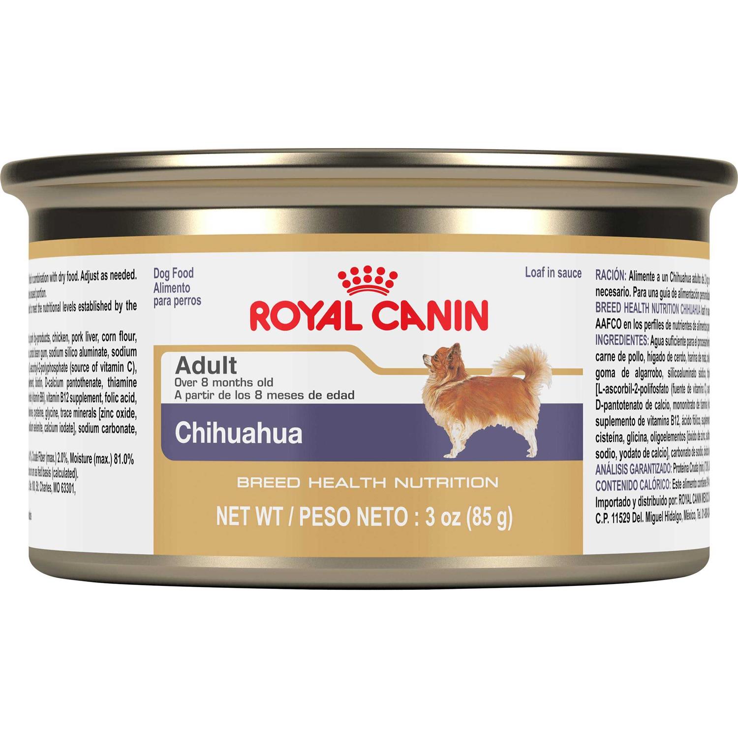 Royal Canin Breed Health Nutrition Chihuahua Adult Loaf in Sauce Dog Food