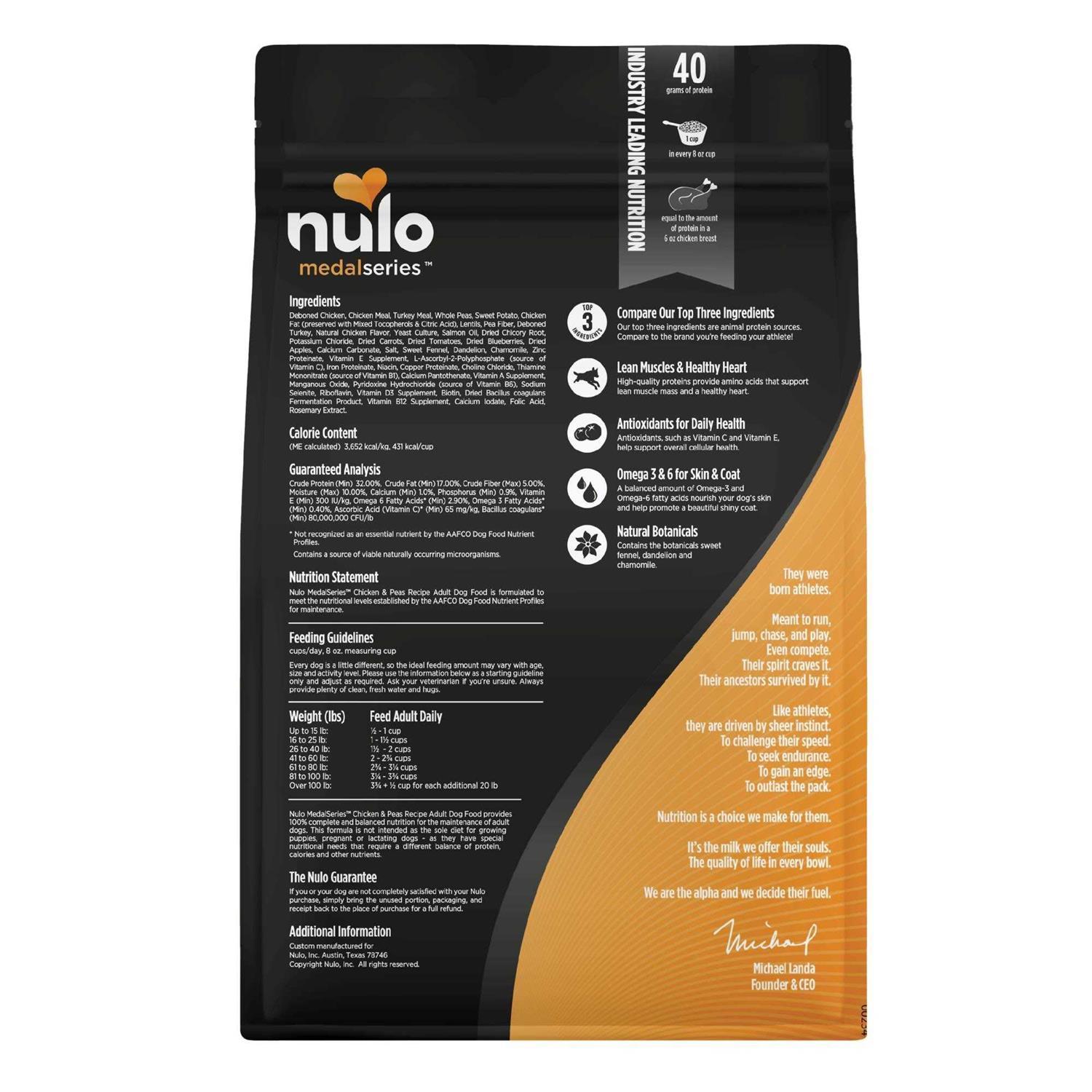 Nulo MedalSeries Adult Dry Dog Food