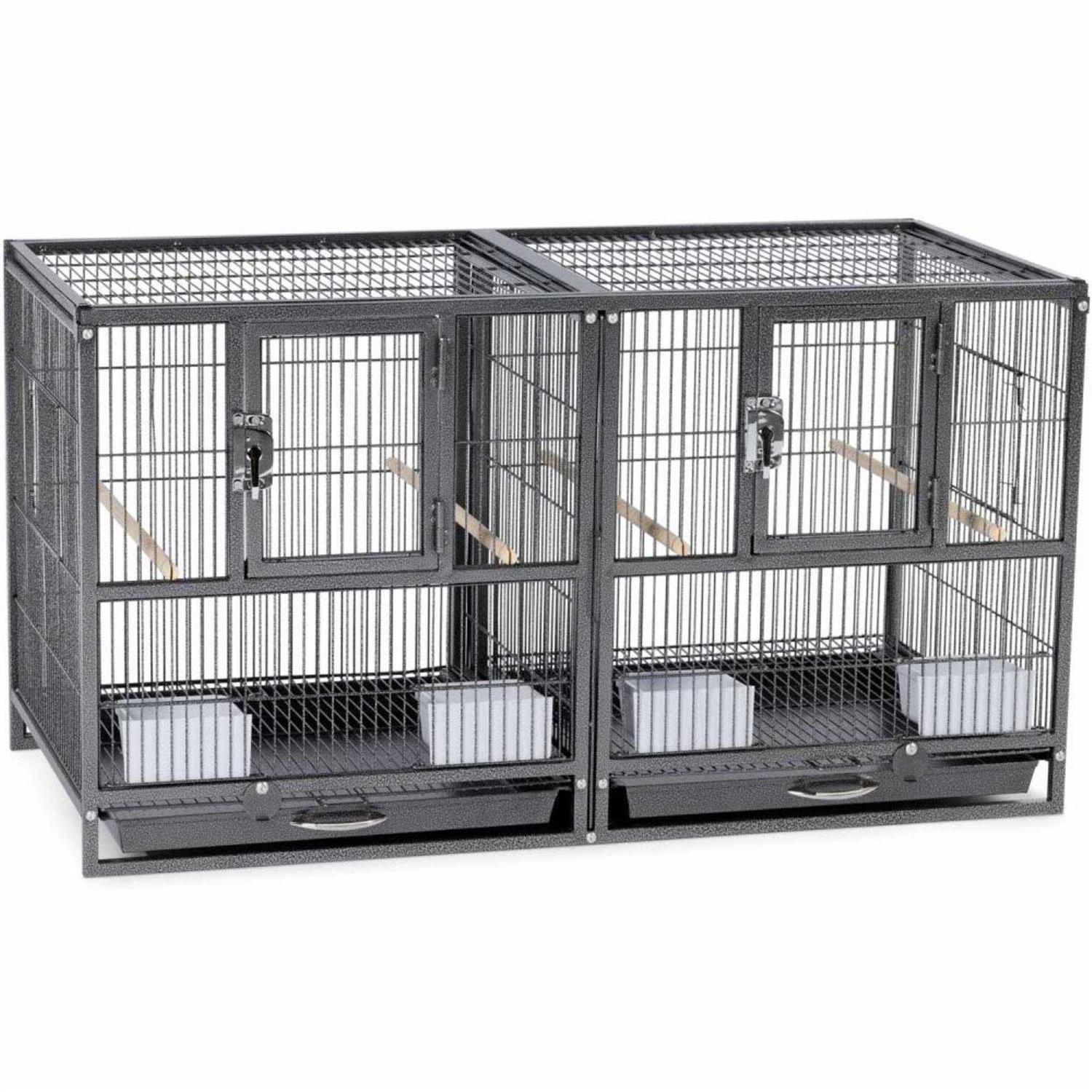 Prevue Pet Products Hampton Deluxe Divided Breeder Bird Cage