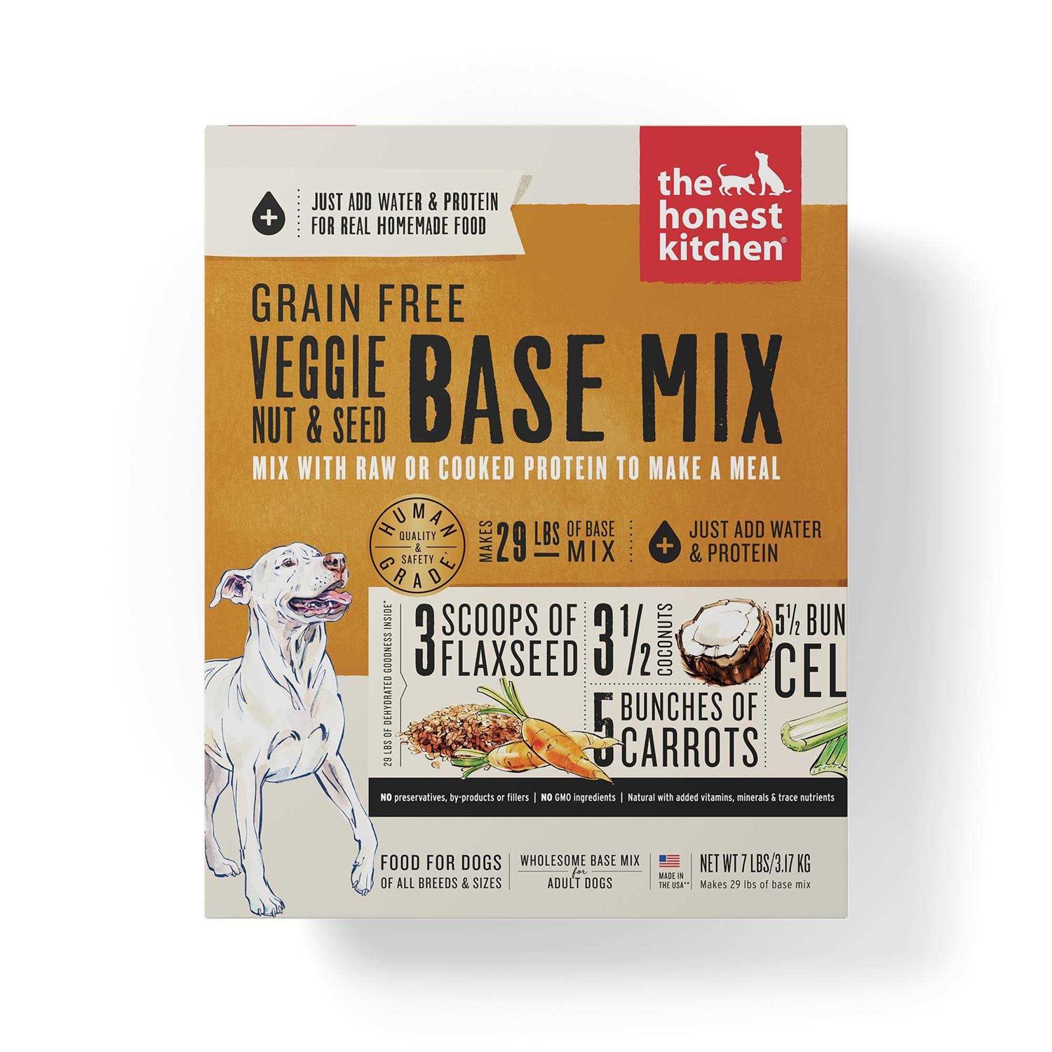 The Honest Kitchen Veggie Nut & Seed Base Mix Grain-Free Dehydrated Dog Food
