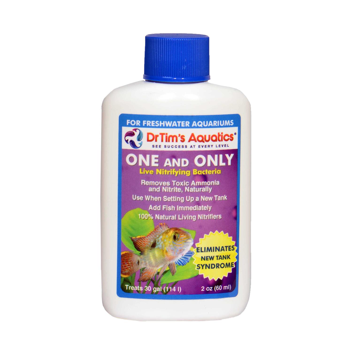 Dr Tim’s Aquatics One & Only Live Nitrifying Bacteria for Freshwater AQUARIUM