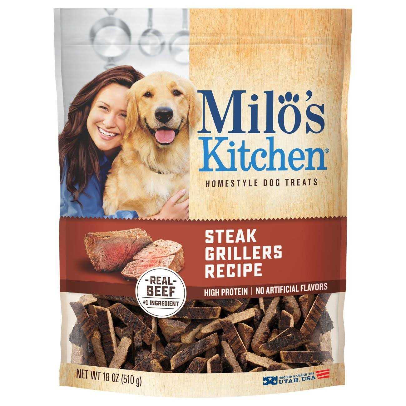 Milo’s Kitchen Steak Grillers Dog Treats