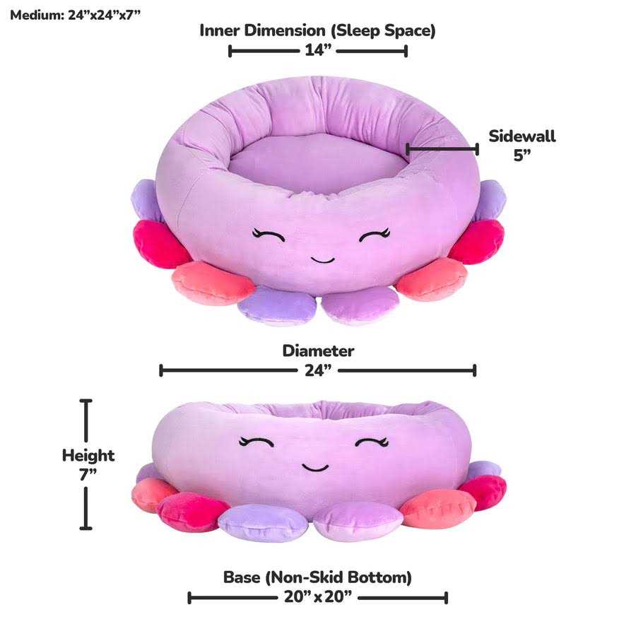 Squishmallows Beula The Octopus Pet Bed