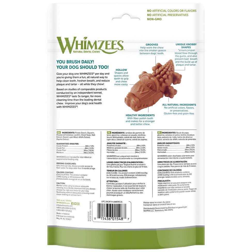 Whimzees Brushzees Dental Treats