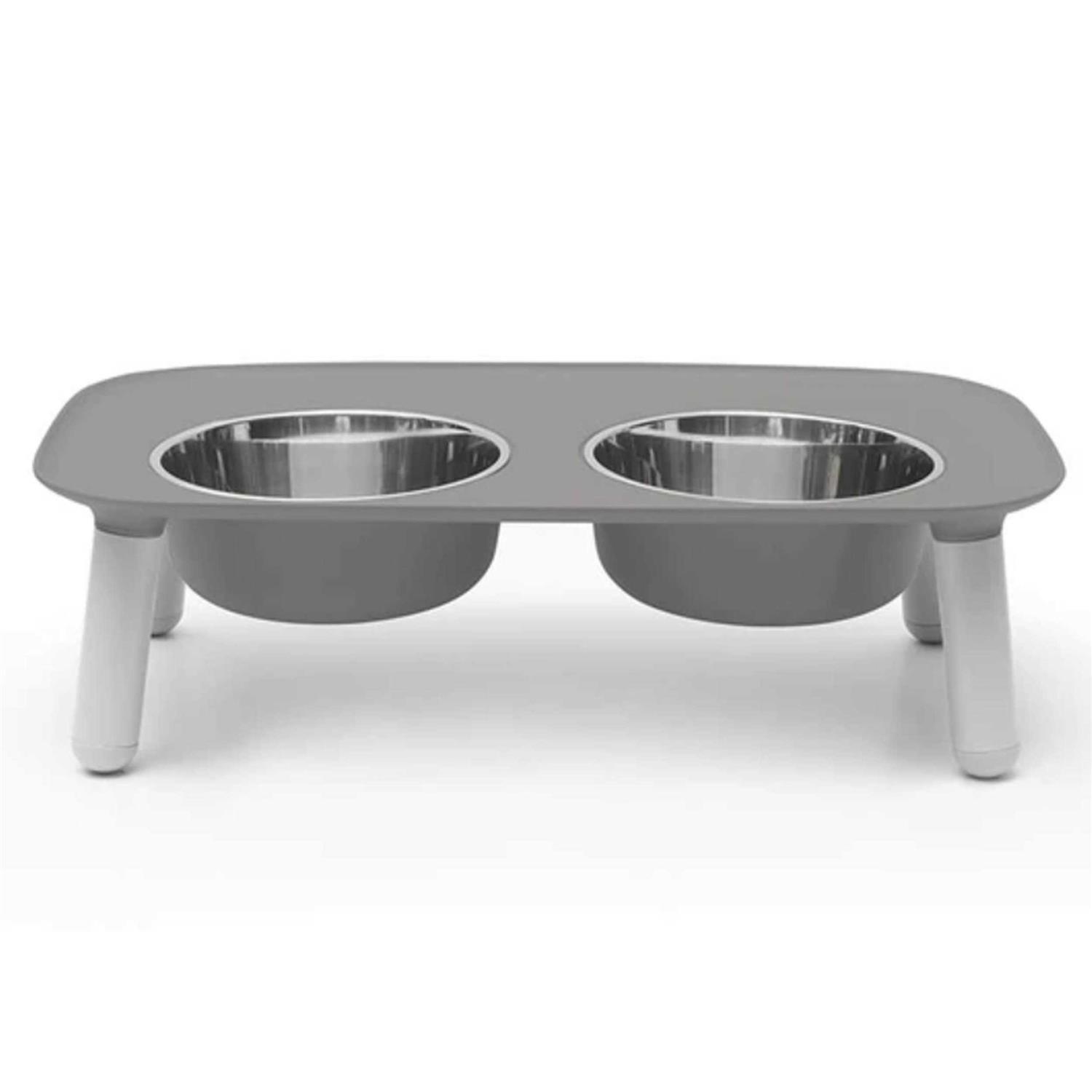 Messy Mutts Dog Double Feeder Elevated