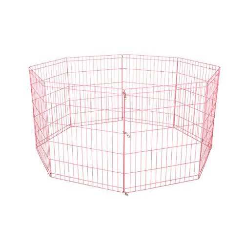 Bestpet 8-Panel Tall Dog Playpen Crate Fence Pet Kennel Play Pen Exercise Cag