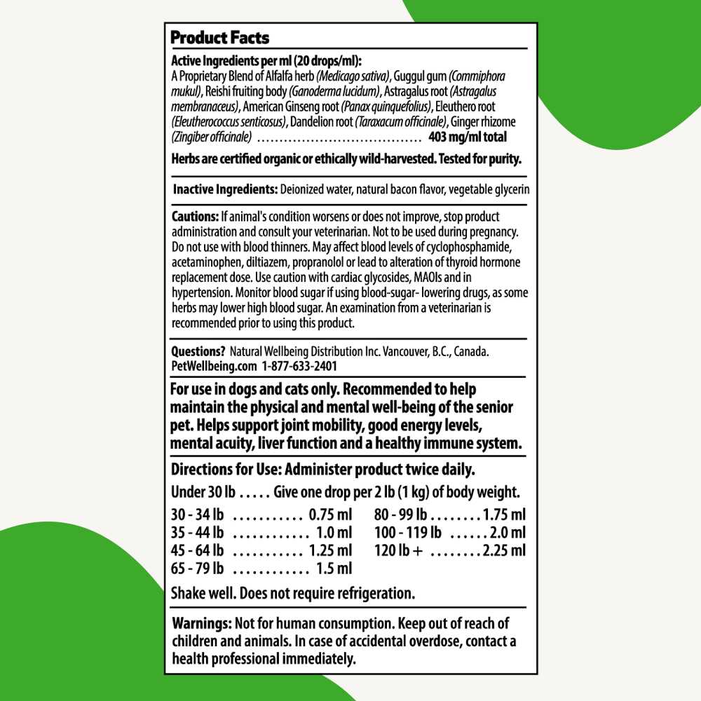 Pet Wellbeing Old Friend for Senior