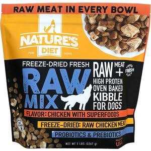Nature’s Diet Simply Raw Freeze-Dried Raw Whole Food Meal Makes 18 Lbs Fresh Raw Food with Muscle