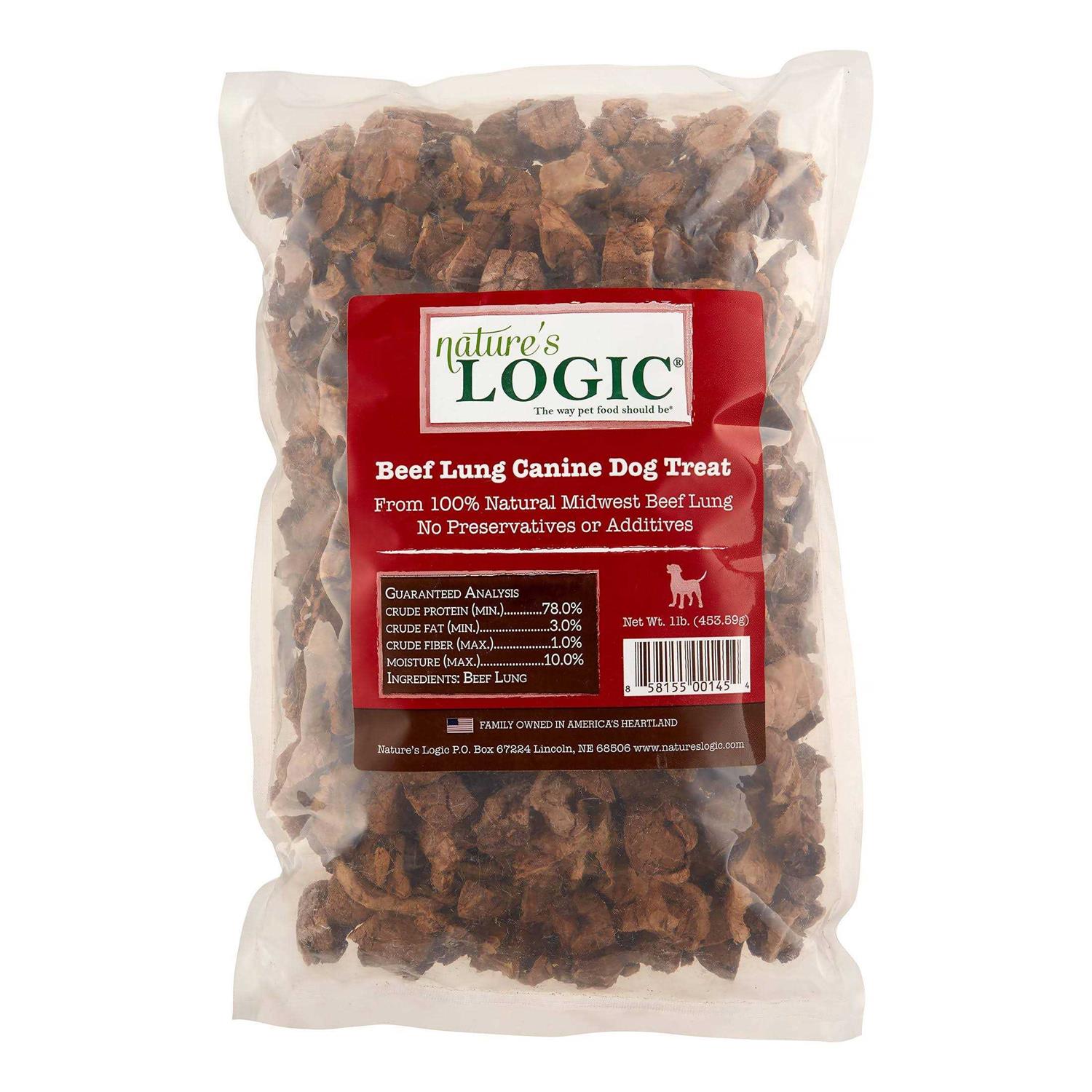 Nature’s Logic Beef Lung Dog Treats