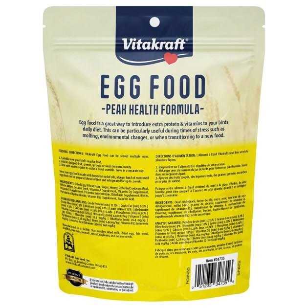 Vitakraft VitaSmart Egg Food Daily Supplement for Pet Birds