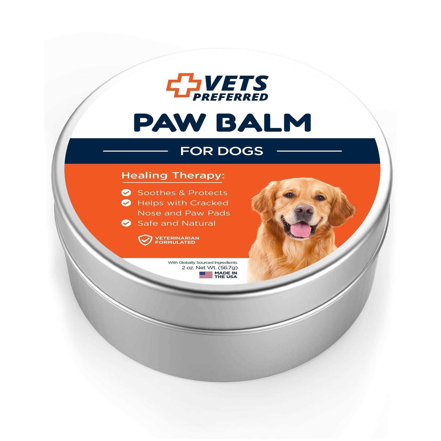 Vets Preferred Paw Balm Pad Protector for Dogs – Dog Paw Balm Soother – Heals, Repairs and Moisturizes Dry Noses and Paws – Ideal for Extreme