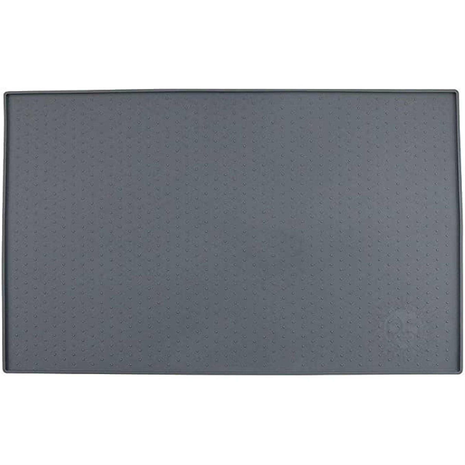 SunGrow Silicone Pet Feeding Mat, with Raised Edges, No Skid Food Mat for Dogs, Cats, Rabbits and More