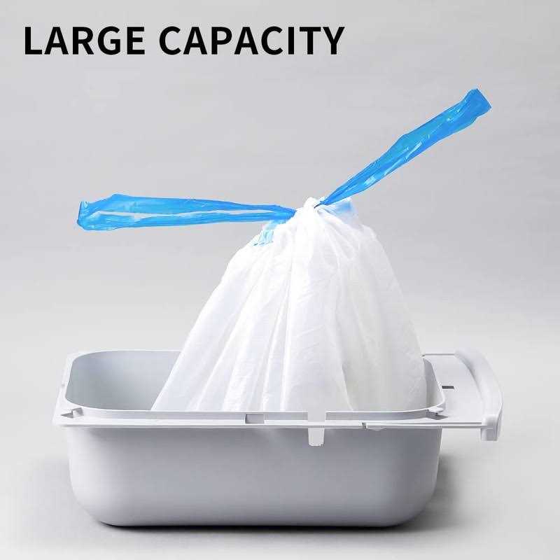 PETKIT PuraX PuraMax Replaced Waste Bags-5 Rolls Portable cat Litter Waste Receptacles Bags for Self-cleaning cat Litter Box