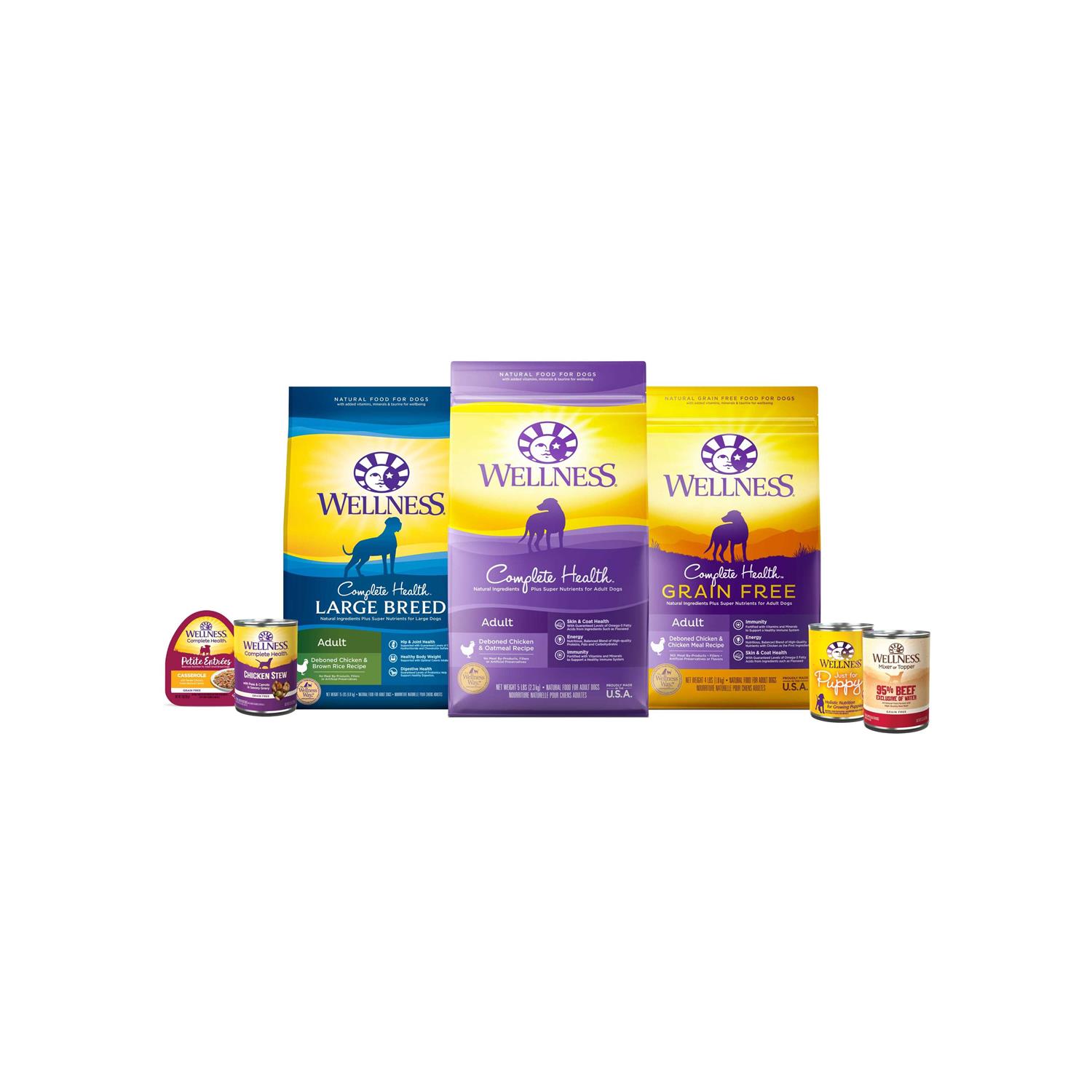 Wellness Grain Free Complete Health Small Breed Deboned Turkey Chicken & Salmon Dry Dog Food