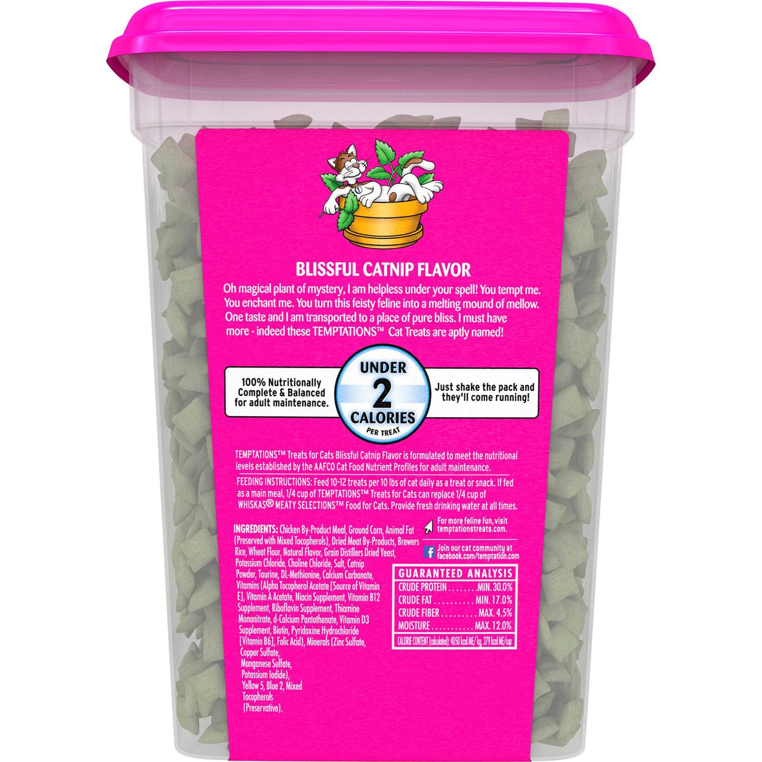 Temptations Blissful Catnip Flavor Cat Treats