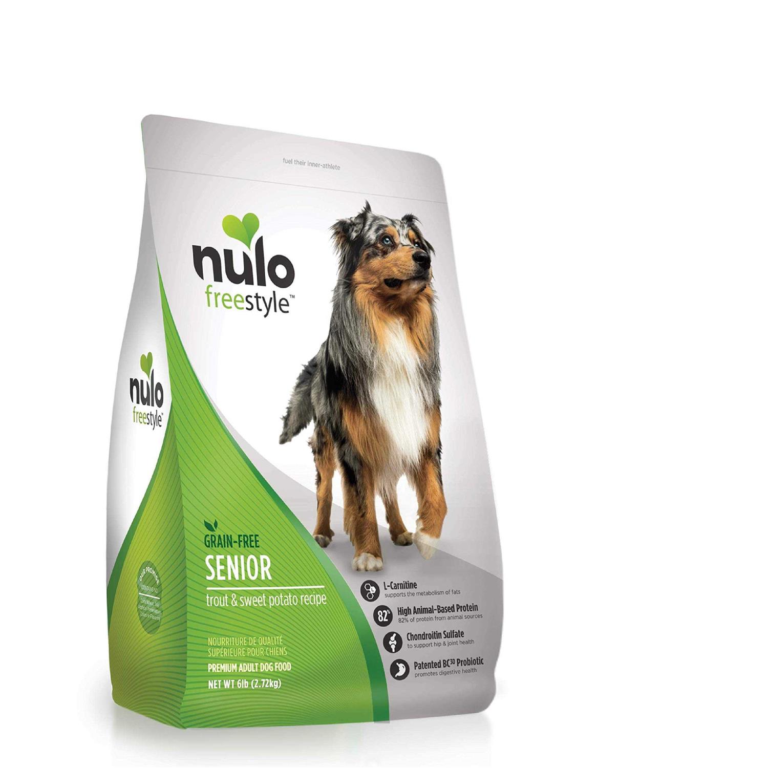 Nulo Freestyle Grain-Free Senior Trout & Sweet Potato Dry Dog Food