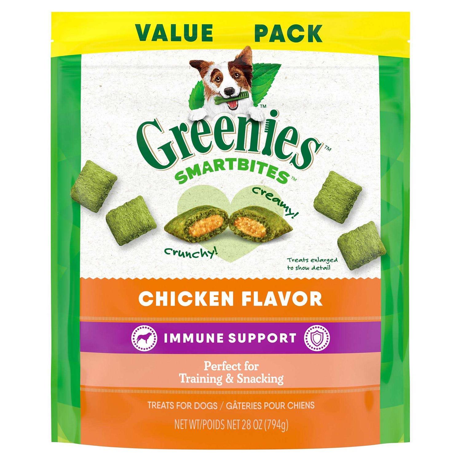Greenies Immune Support Crunchy & Soft Dog Treats Chicken