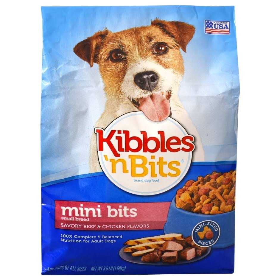 Kibbles n Bits Mini Bits Beef Chicken Dog Food