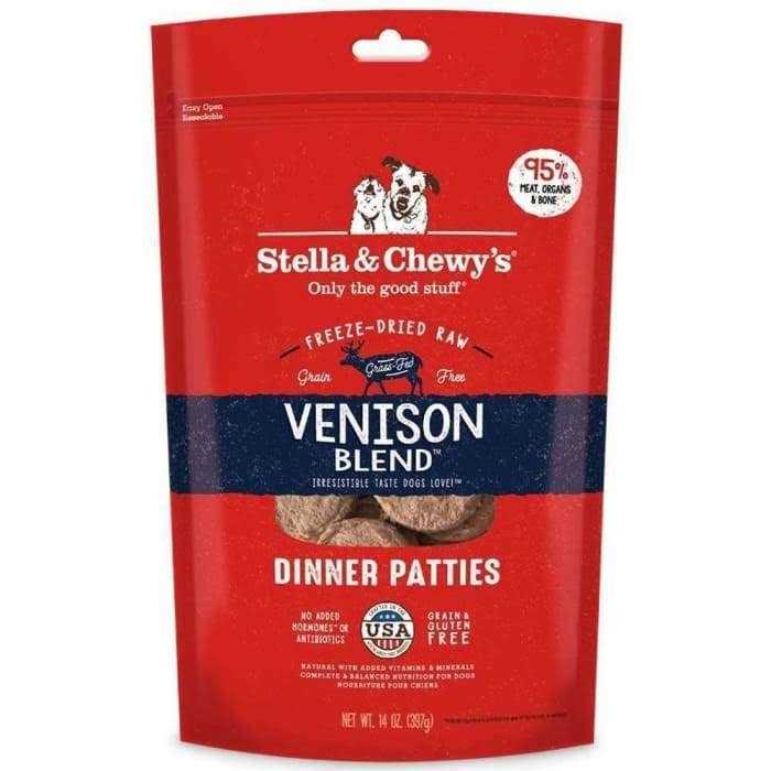 Stella & Chewy’s Dog Freeze Dried Food Dinner Patties Venison Blend