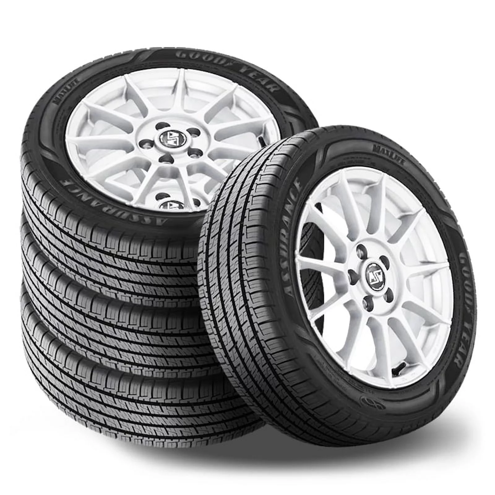 4 Goodyear Assurance Maxlife 235/45R19 95H Tires All Season 85K Mileage SET 110931545 / 235/45/19 / 2354519