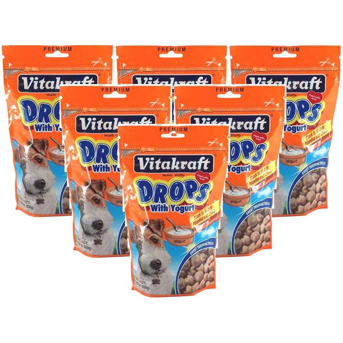 Vitakraft Drops with Yogurt Dog Treats