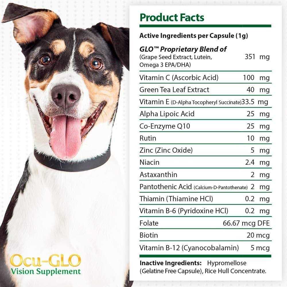 Ocu-GLO Powder Blend Vision Supplement for Medium to Large Dogs