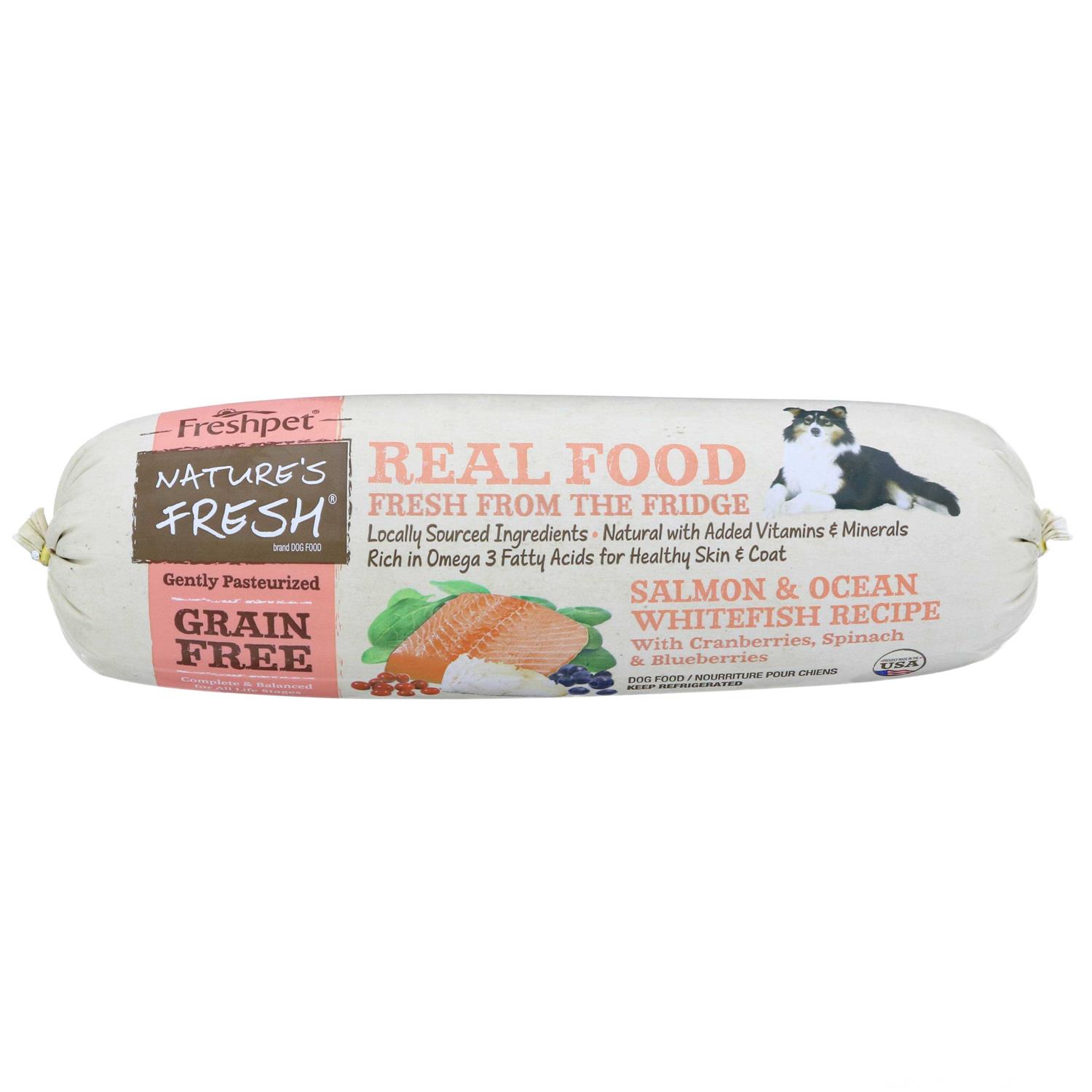 Freshpet Nature’s Fresh Grain Free Wild Alaskan Pollock & Atlantic Salmon Recipe Dog Food