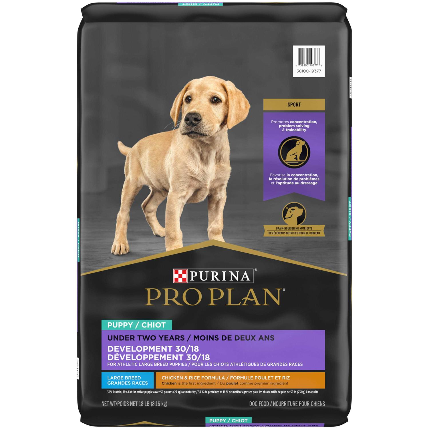 Purina Pro Plan High Protein Sport Development 30/18 Large Breed Chicken Puppy Food