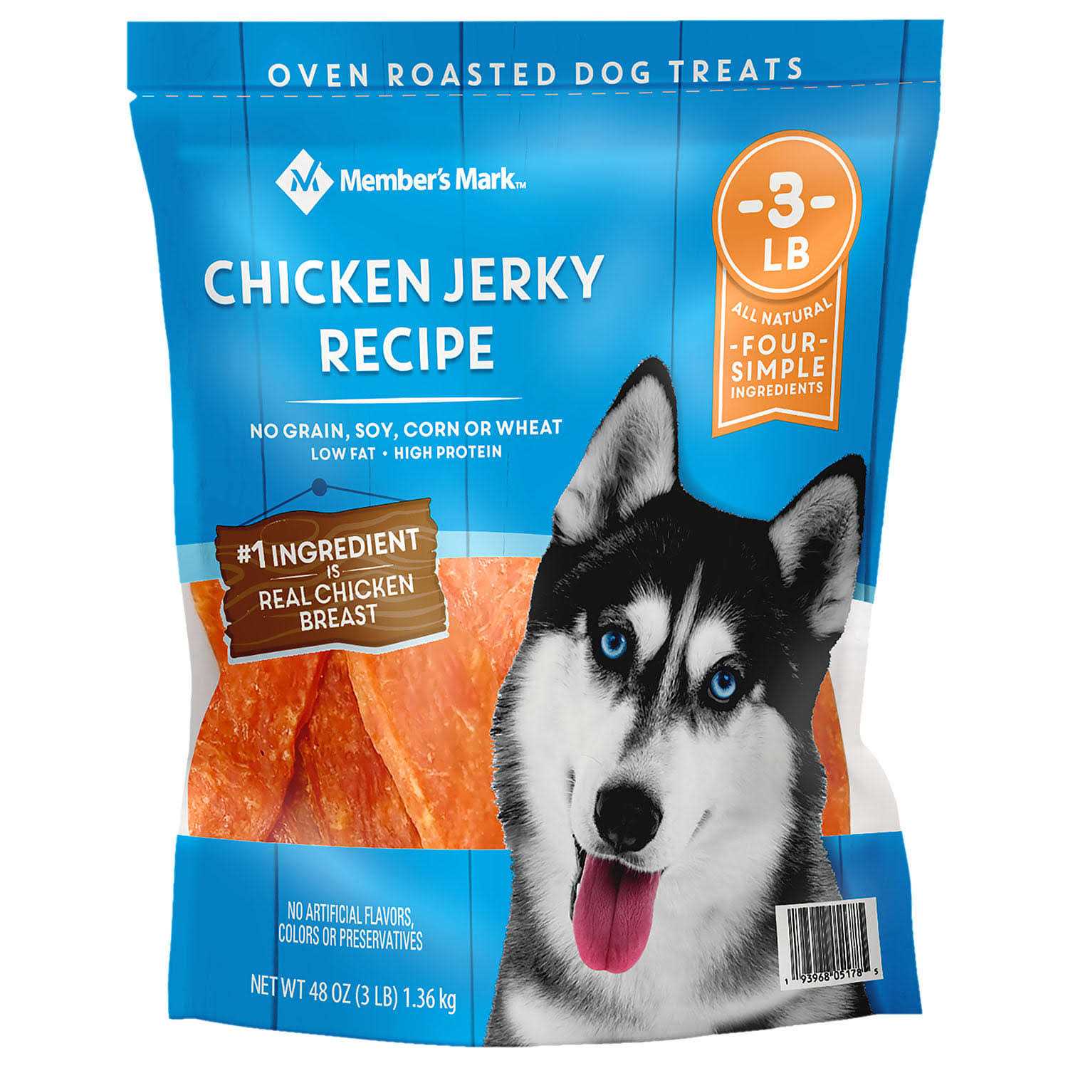 Member’s Mark Chicken Jerky Recipe Dog Treats