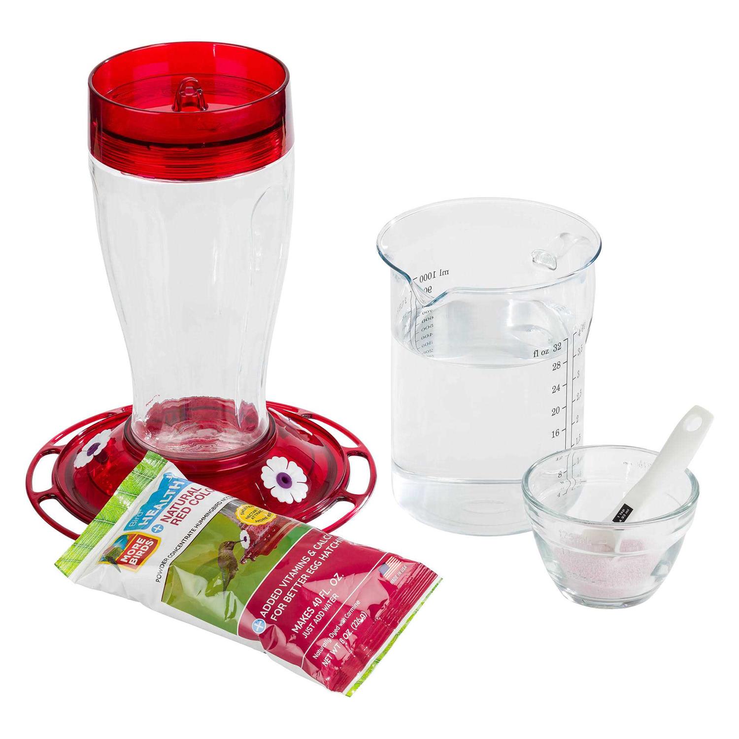 More Birds Health Plus Hummingbird Nectar Powder Concentrate Natural Red