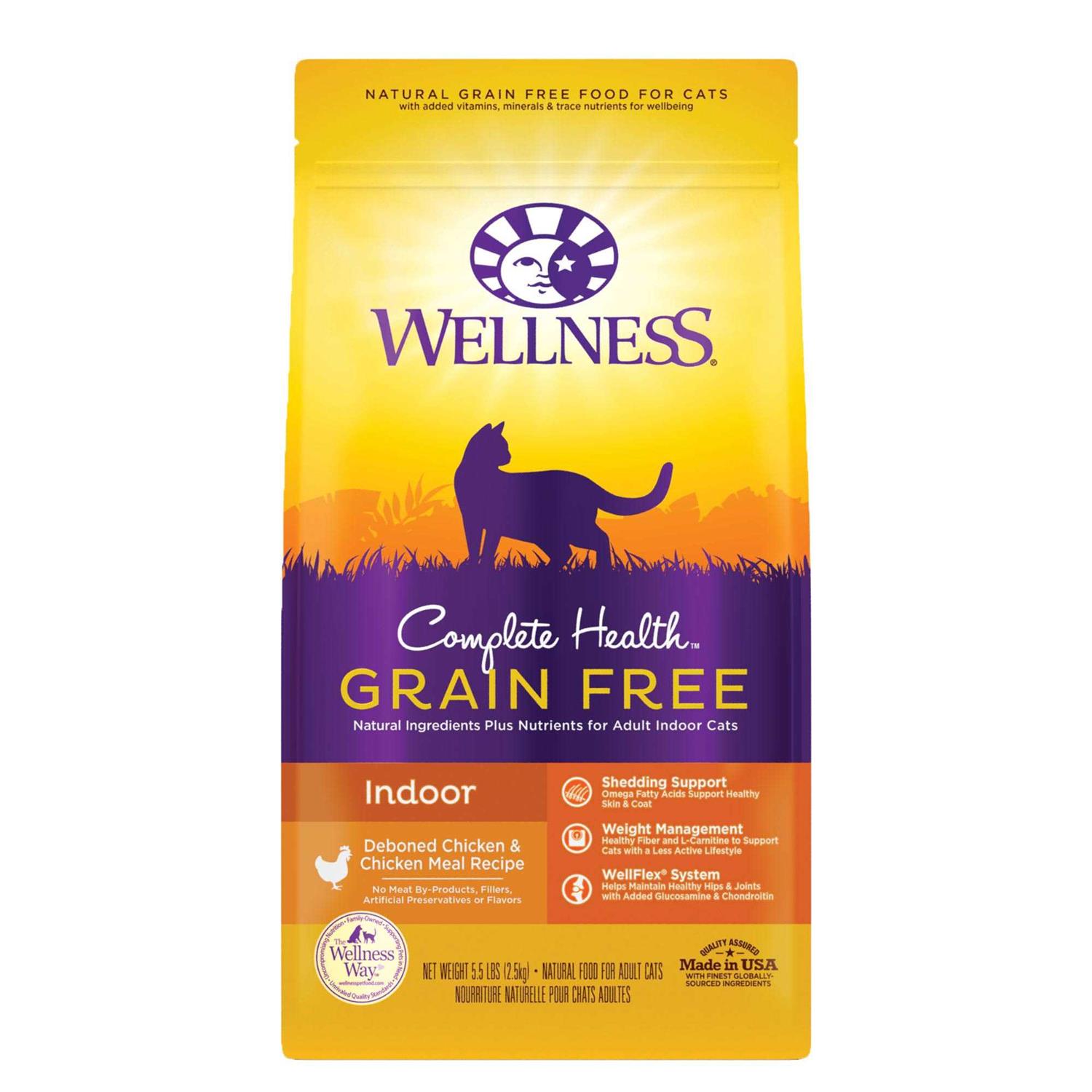 Wellness Complete Health Grain-Free Indoor Deboned Chicken Recipe Dry Cat Food
