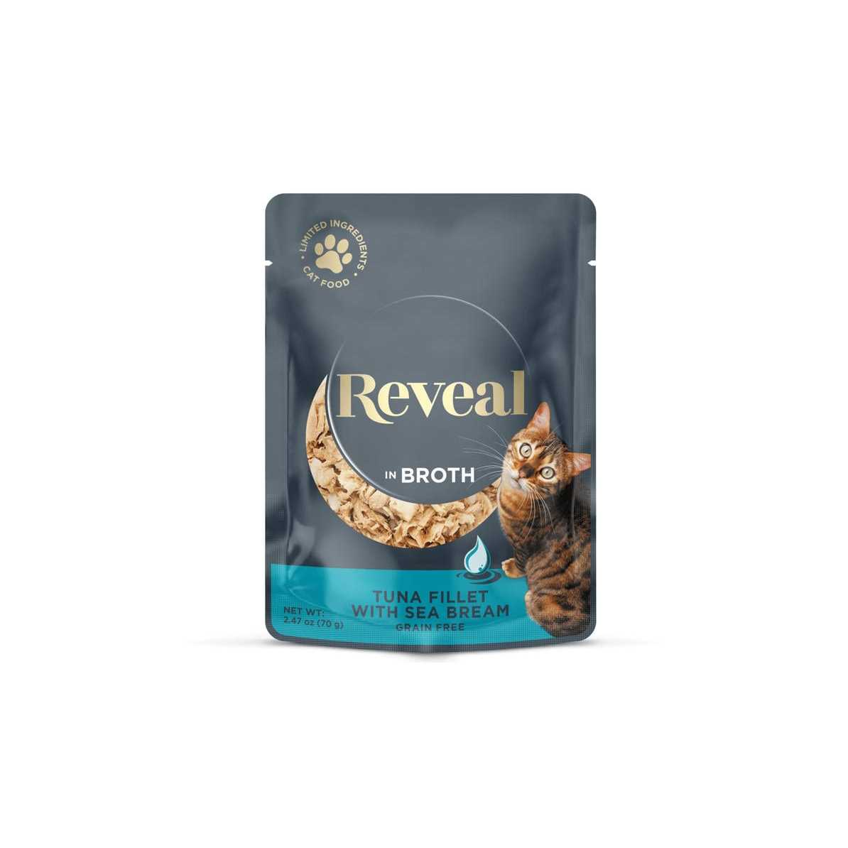 Reveal Grain Free Tuna Fillet Broth Wet Cat Food