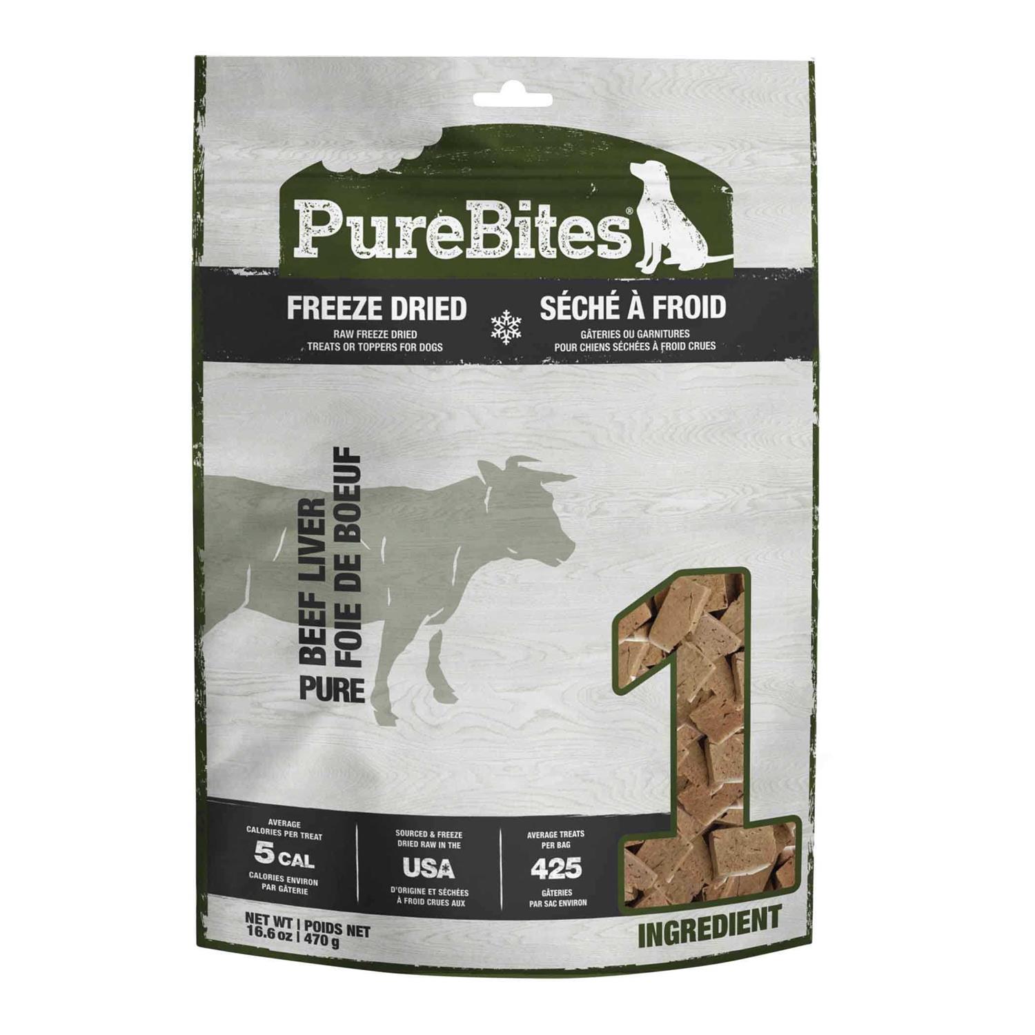 PureBites Beef Liver Freeze Dried Dog Treats