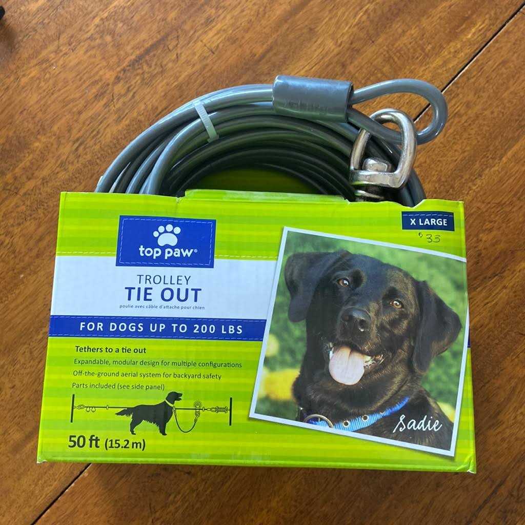 Top Paw Trolley Dog Tie Out