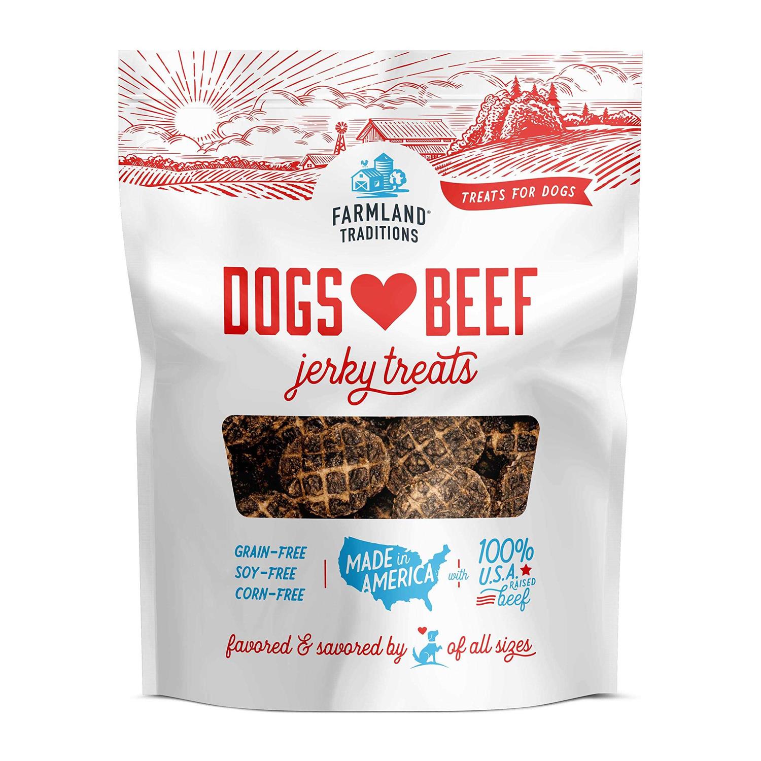 Farmland Traditions Dogs Love Beef Jerky Treats