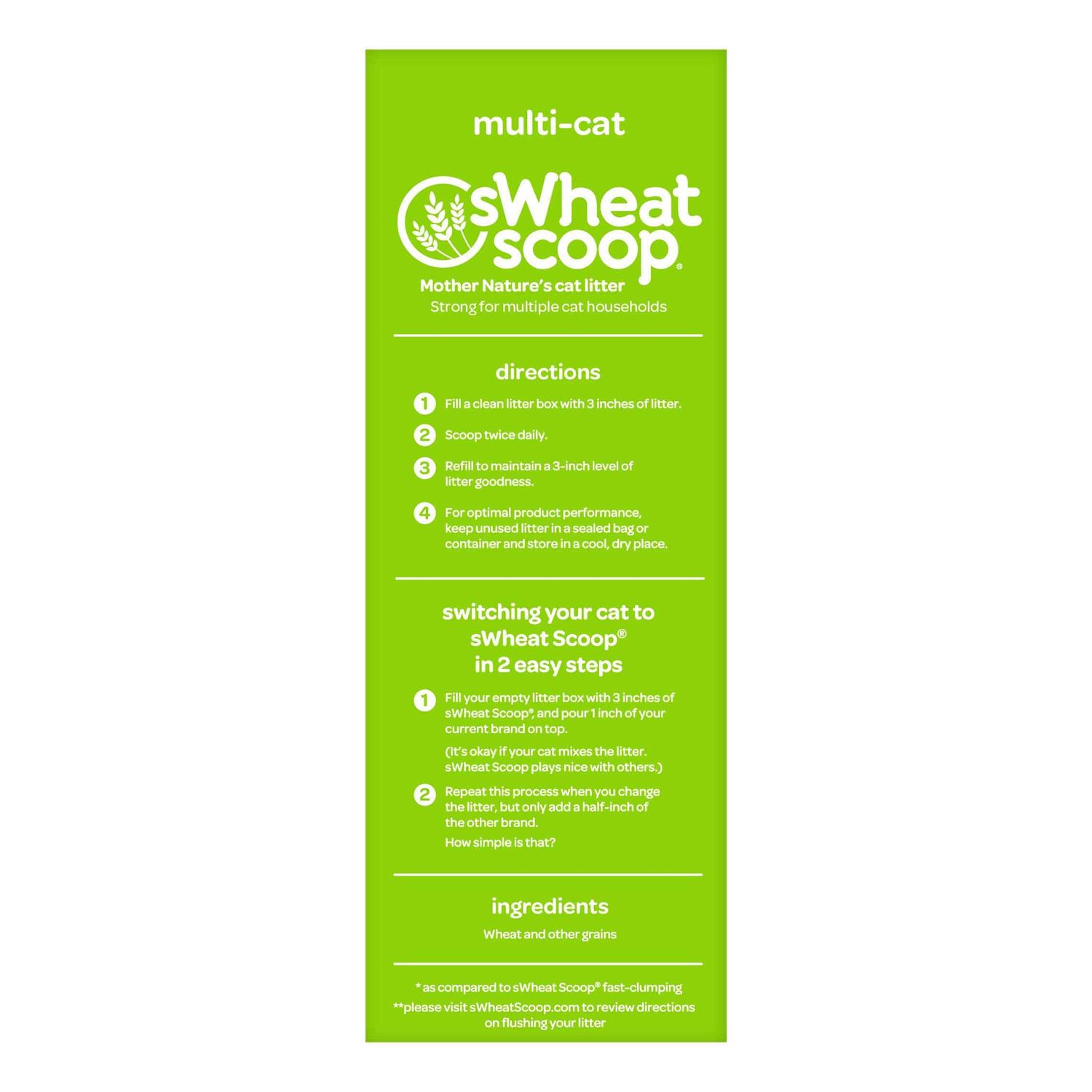 sWheat Scoop Cat Litter