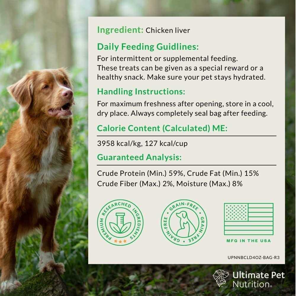 Ultimate Pet Nutrition Nutra Bites Liver Freeze-Dried Dog Treats