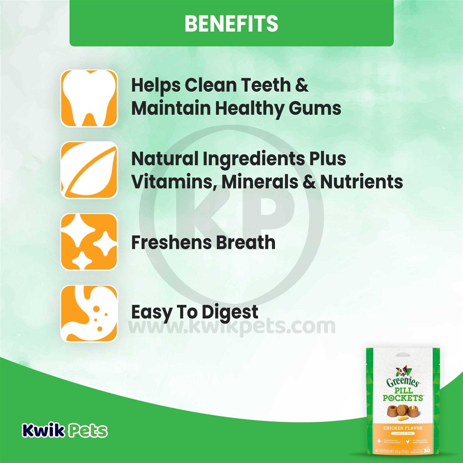 Greenies Pill Pockets Chicken Flavor Dog Treats