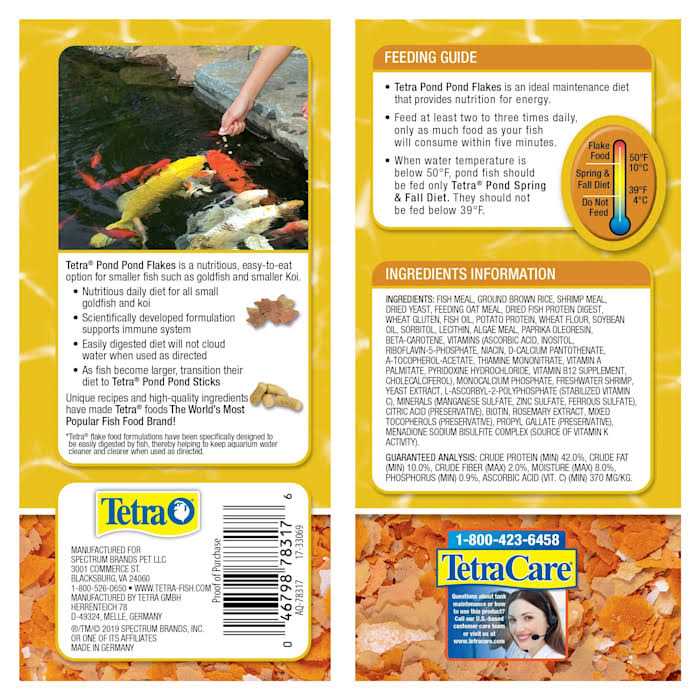 Tetra Pond Flakes Fish Food