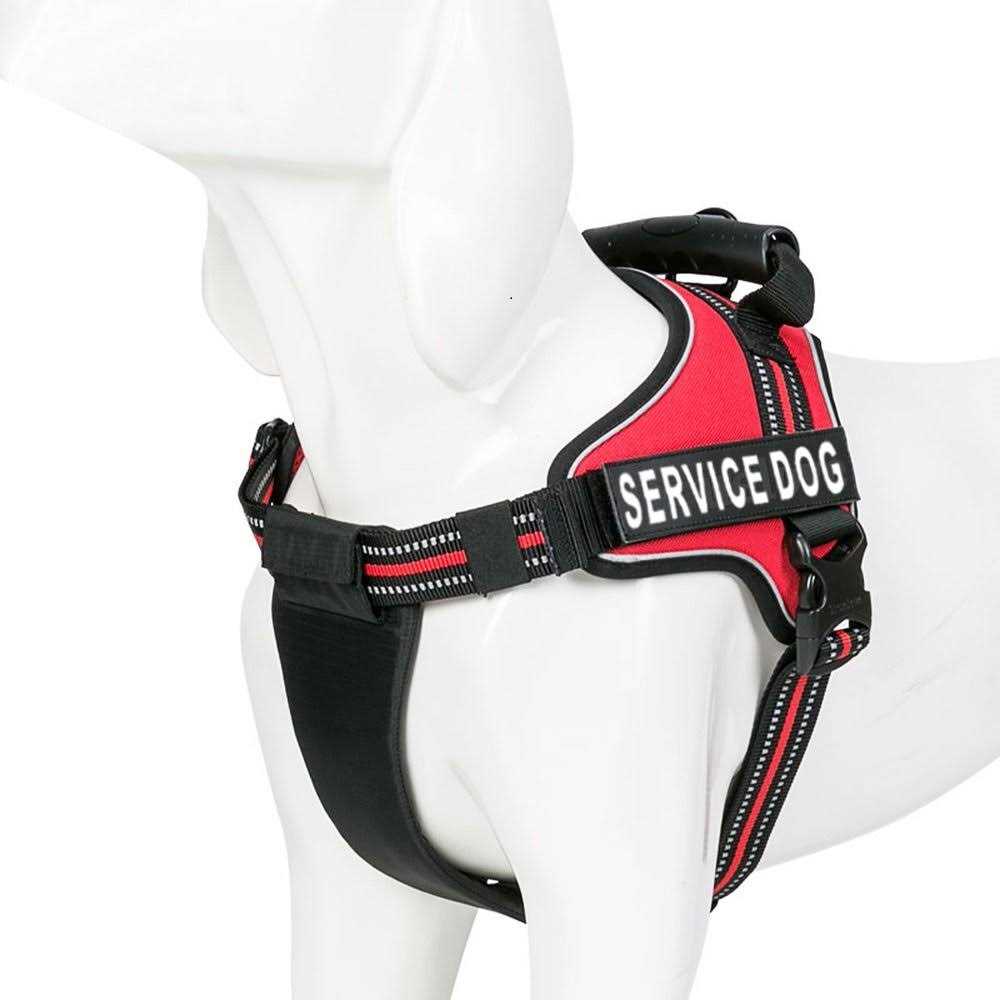 Chai’s Choice Premium Service Dog Vest Service Dog Harness with Reflective Service Dog Patches and Sturdy Handle Dogs