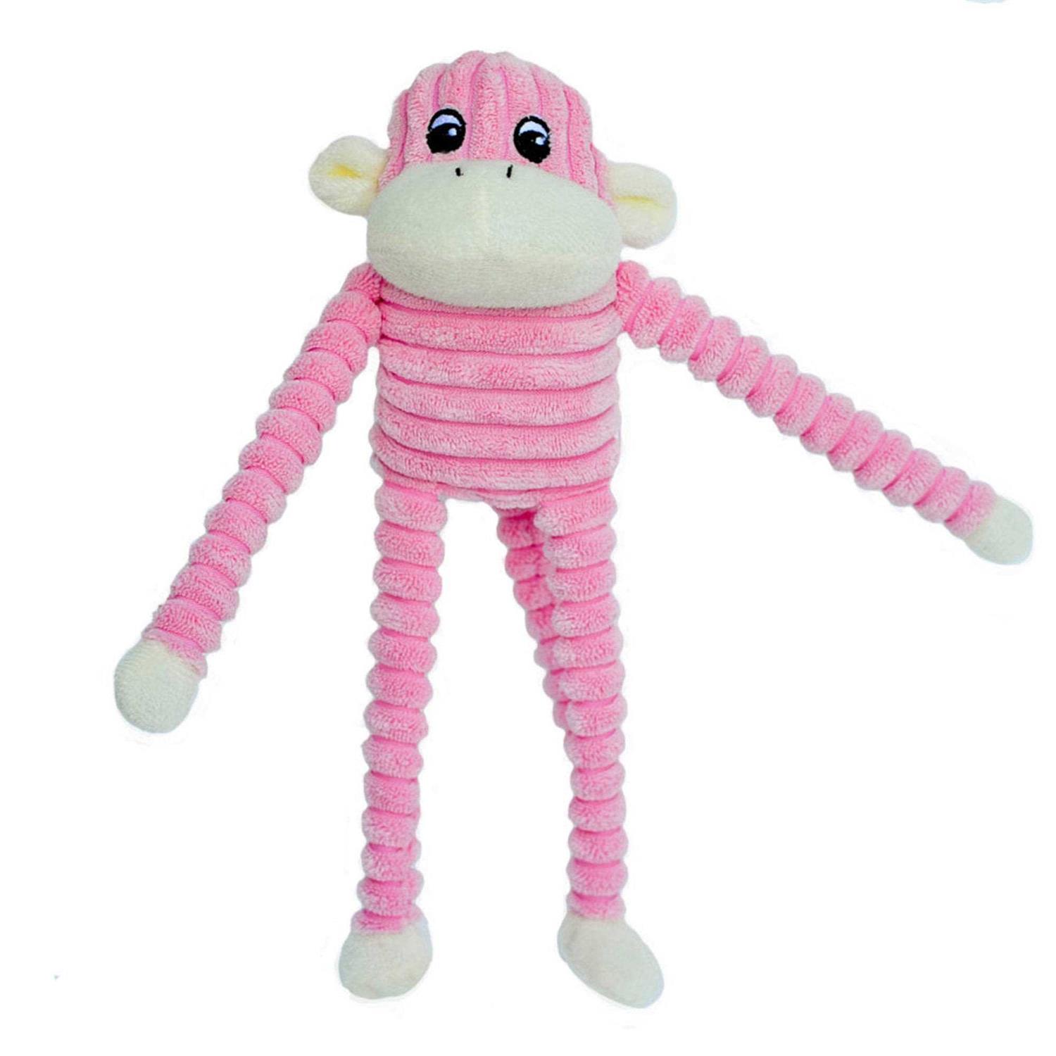 ZippyPaws Spencer The Crinkle Monkey Dog Toy