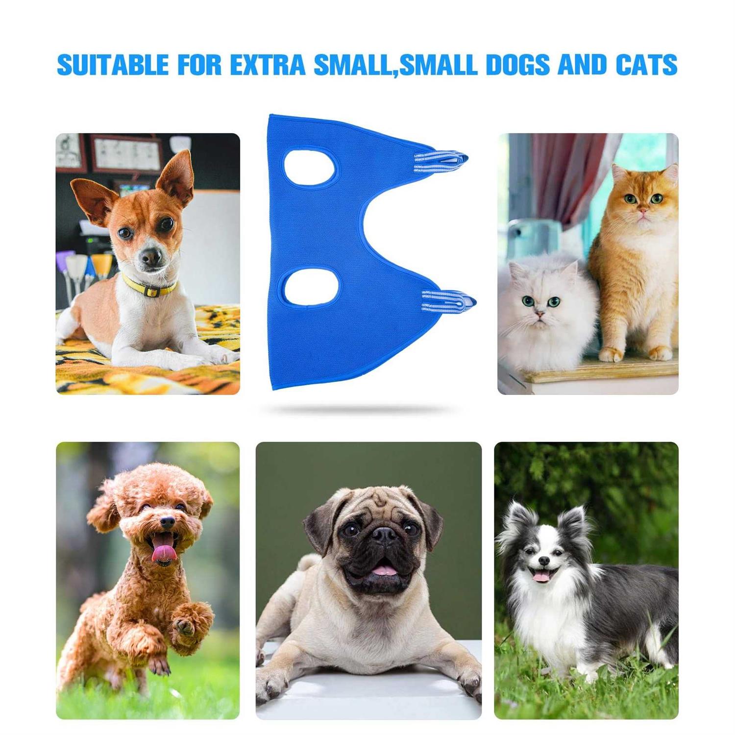 Kkiimatt 10 in 1 Pet Grooming Hammock Harness with Nail Clippers/Trimmer