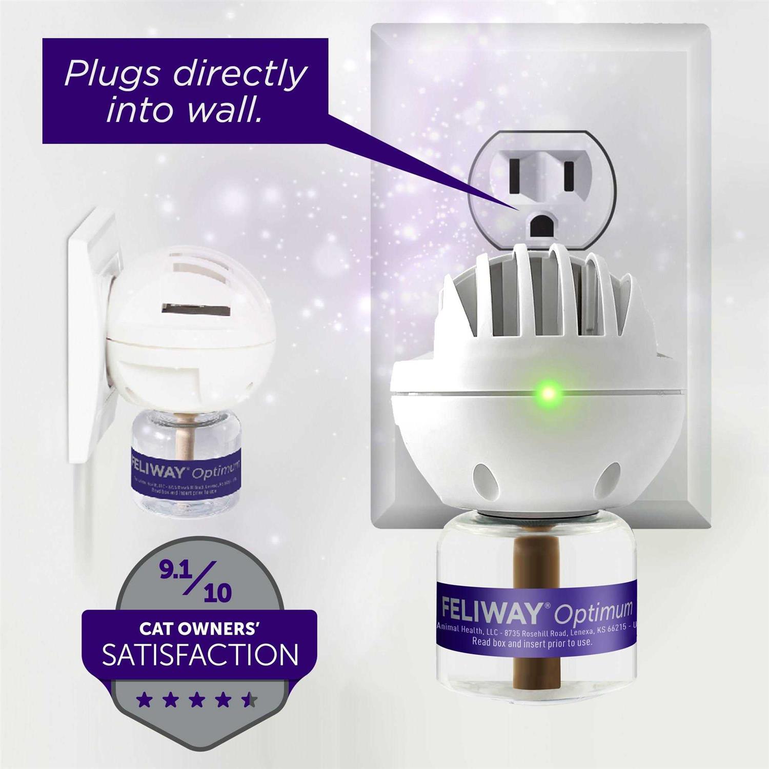 Feliway Optimum Enhanced Calming Diffuser Starter Kit